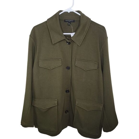 Banana Republic Nwt Boxy Twill Utility Jacket Size XL - Picture 2 of 8